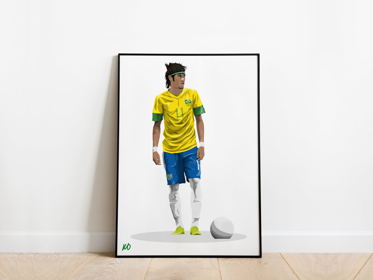 Neymar Brazil Poster - KDDesigns6