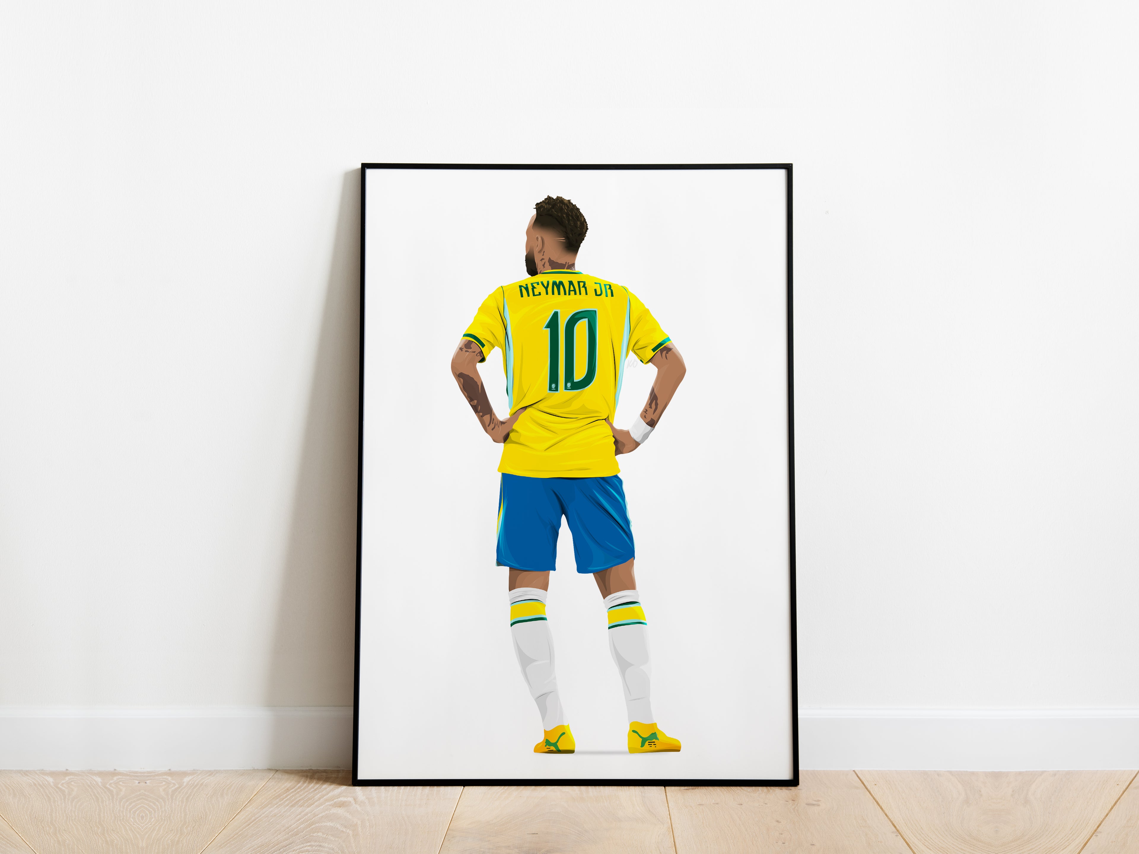 Neymar Jr World Cup 2026 Brazil Poster