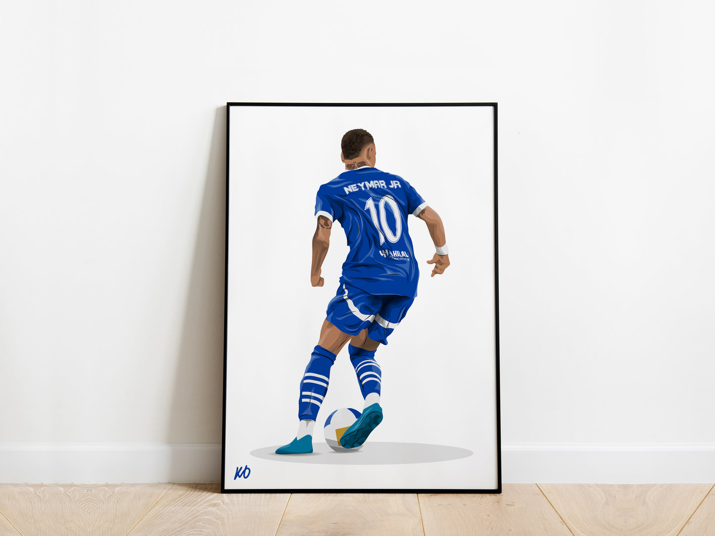 Neymar Jr Al Hilal Poster