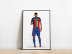 Neymar Jr '11' 2015/16 Barcelona Poster - KDDesigns6