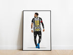 Neymar Jr 25/26 Santos FC Poster - KDDesigns6