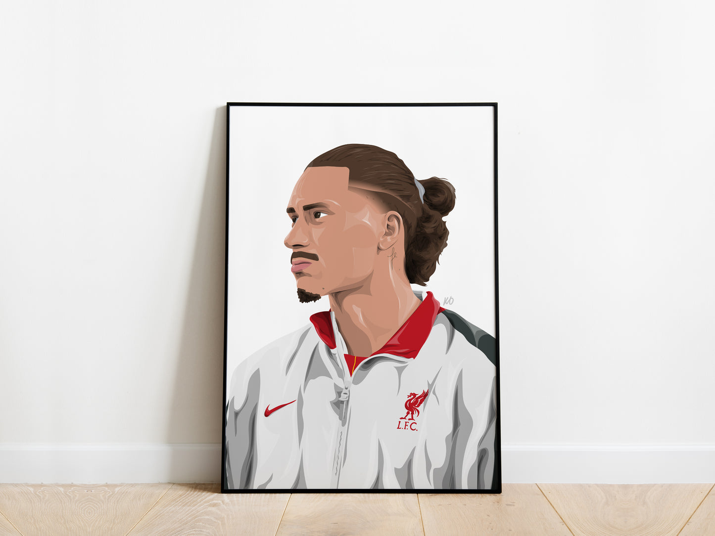 Darwin Nunez Portrait Liverpool Poster