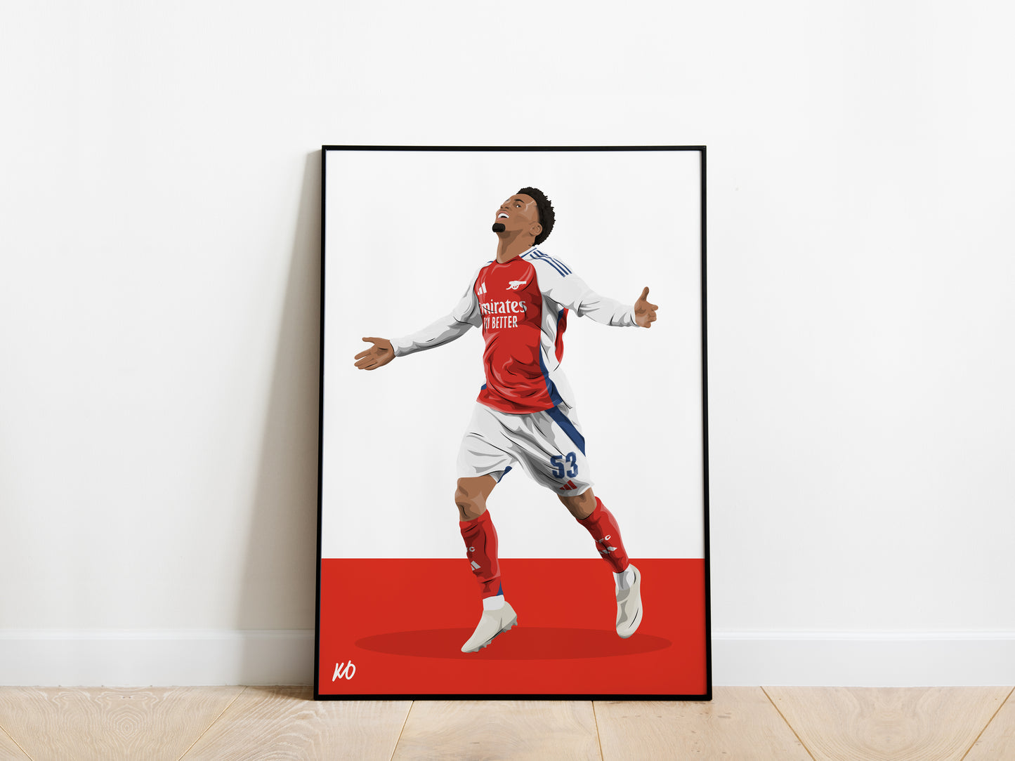 Ethan Nwaneri Arsenal Poster