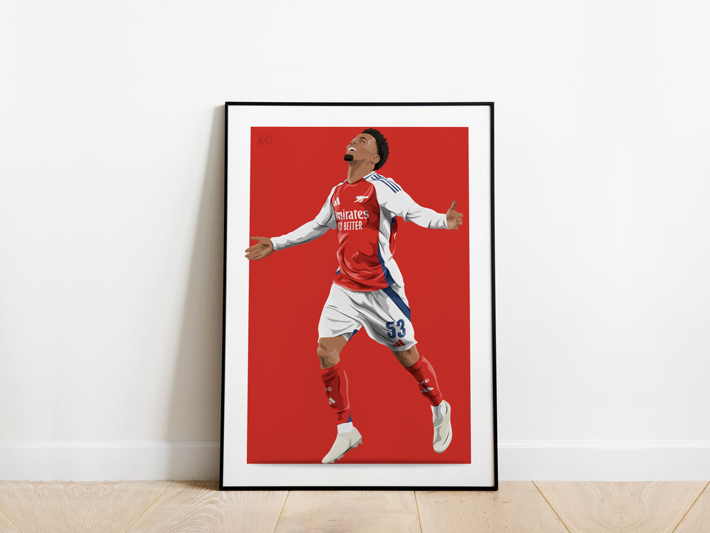 Ethan Nwaneri Arsenal Poster - KDDesigns6