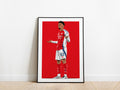 Ethan Nwaneri Celebration Arsenal Poster - KDDesigns6
