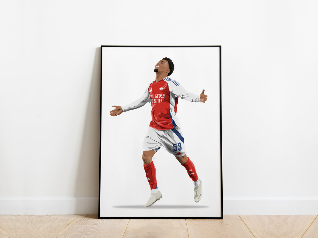 Ethan Nwaneri Arsenal Poster - KDDesigns6