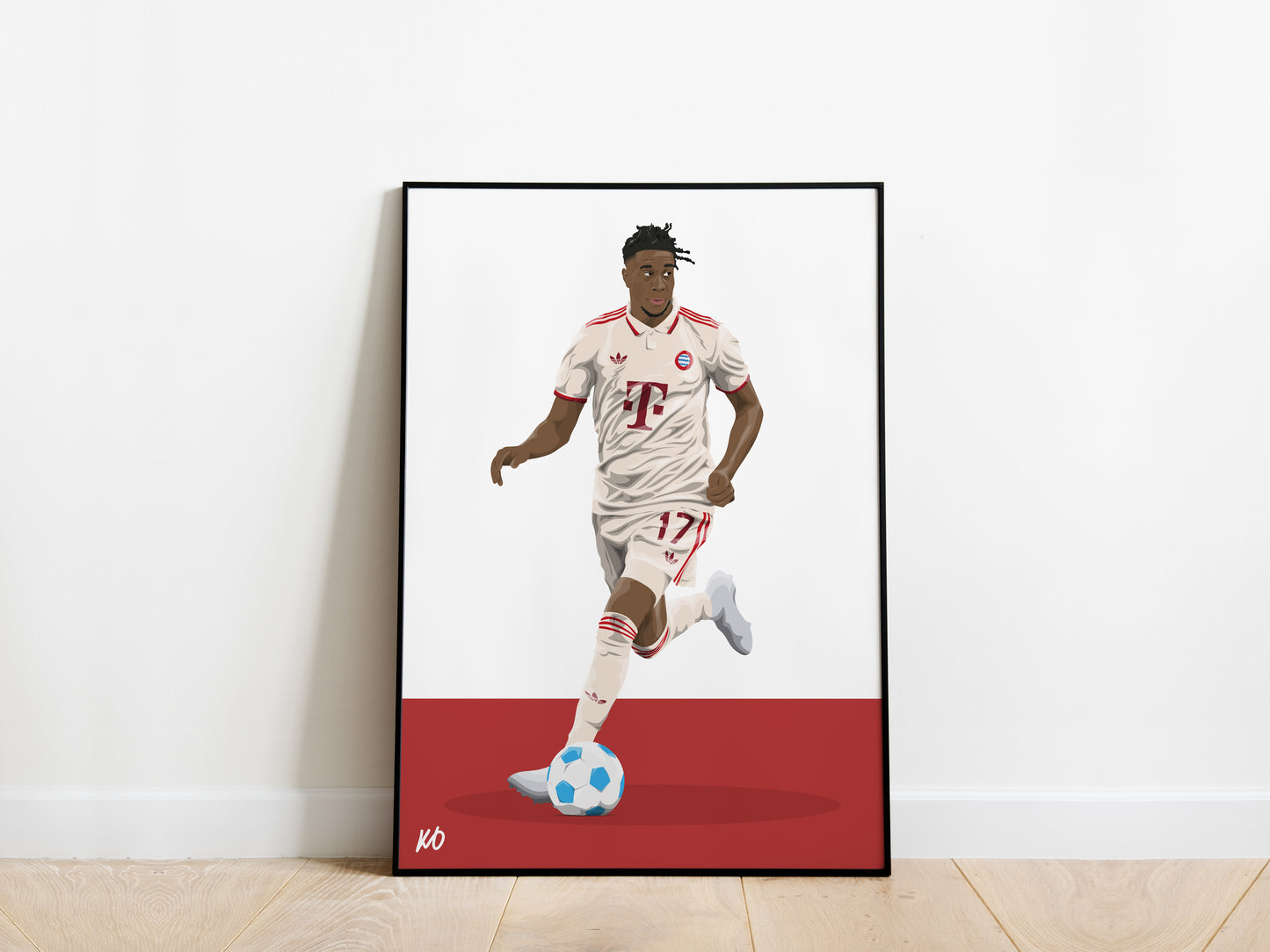 Michael Olise Bayern Munich Poster - KDDesigns6