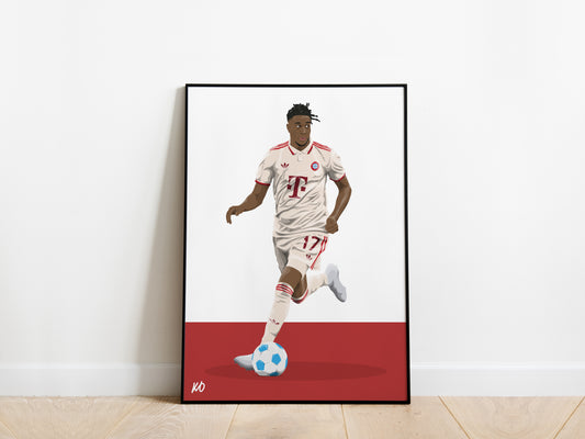 Michael Olise Bayern Munich Poster - KDDesigns6