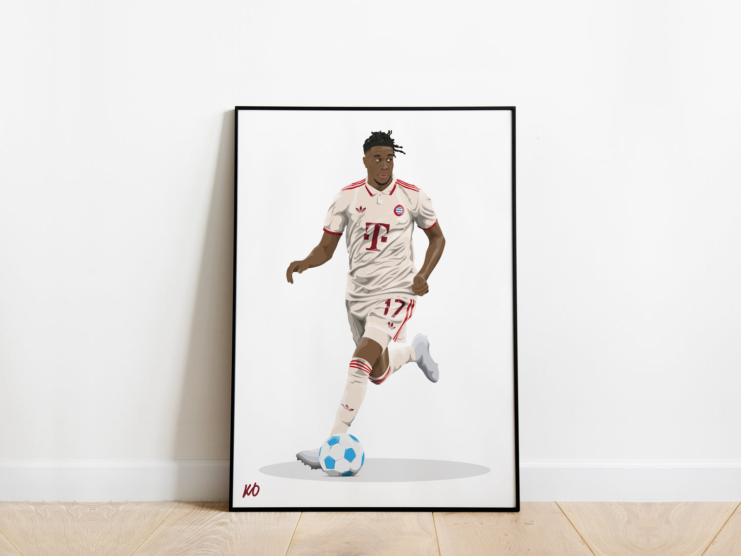 Michael Olise Bayern Munich Poster - KDDesigns6