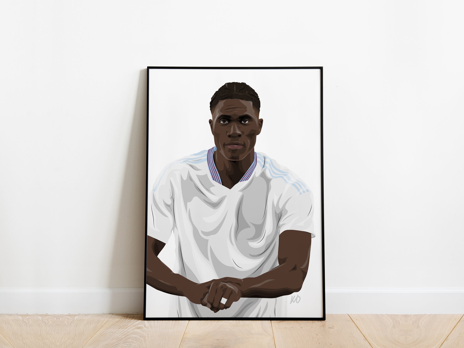 Amadou Onana Portrait Aston Villa Poster - KDDesigns6