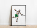 Troy Parrott Celebration Ireland Poster - KDDesigns6