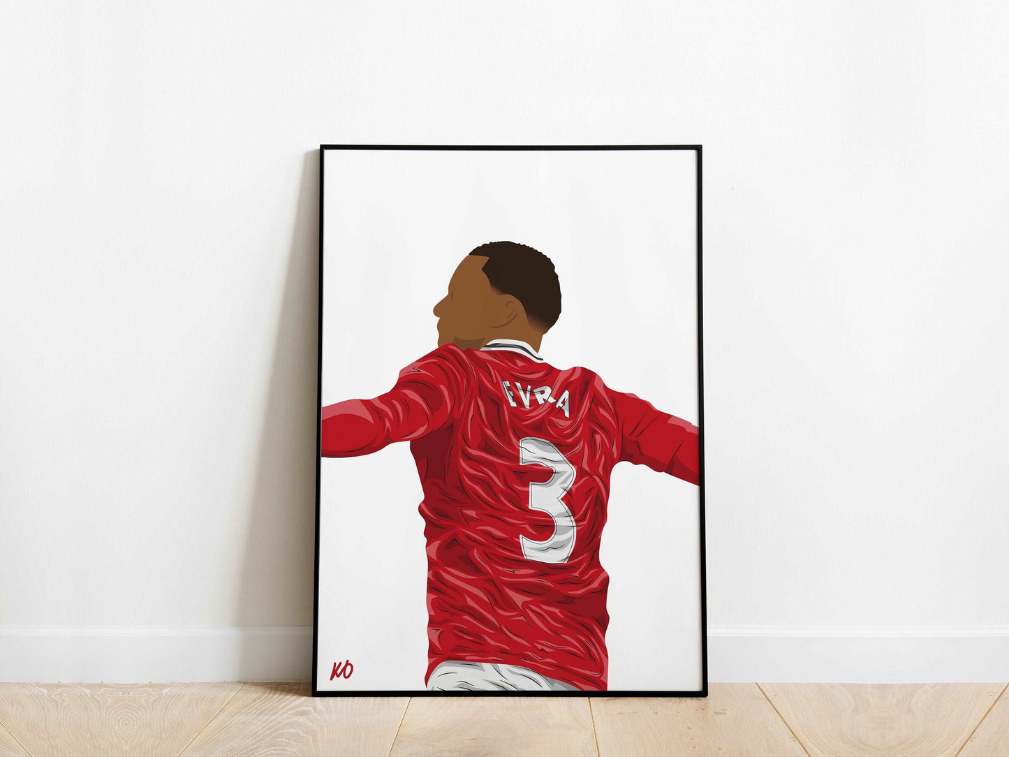 Patrice Evra Manchester United Poster KDDesigns6