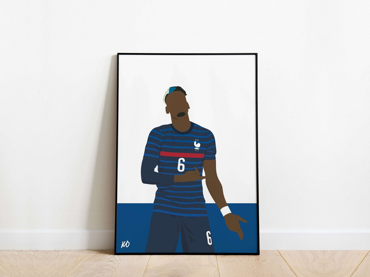 Paul Pogba France Poster KDDesigns6