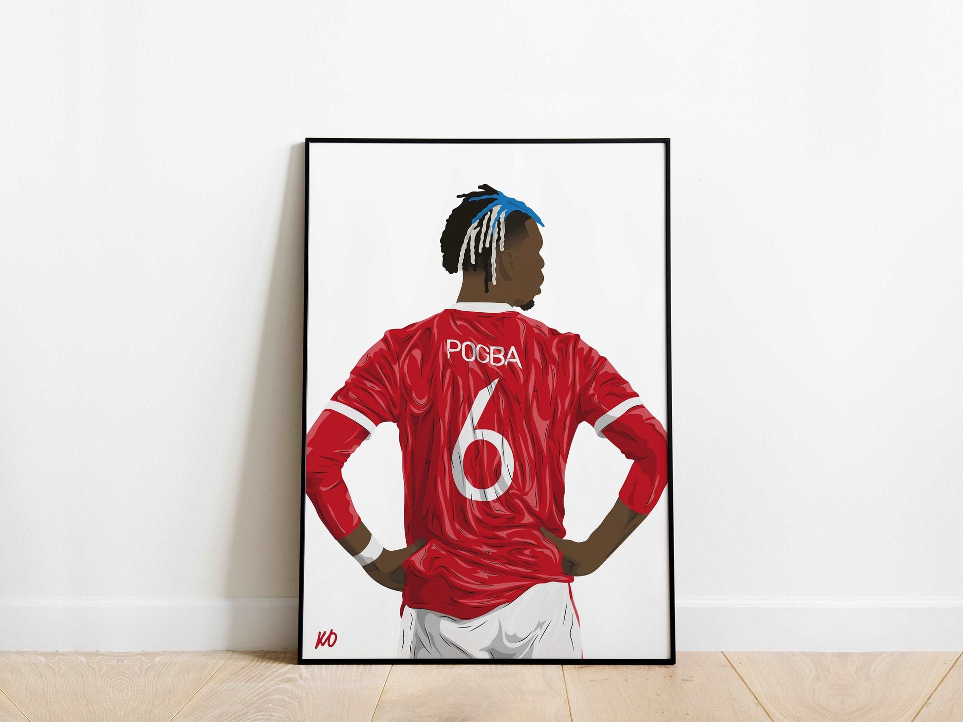 Paul Pogba Manchester United Poster KDDesigns6