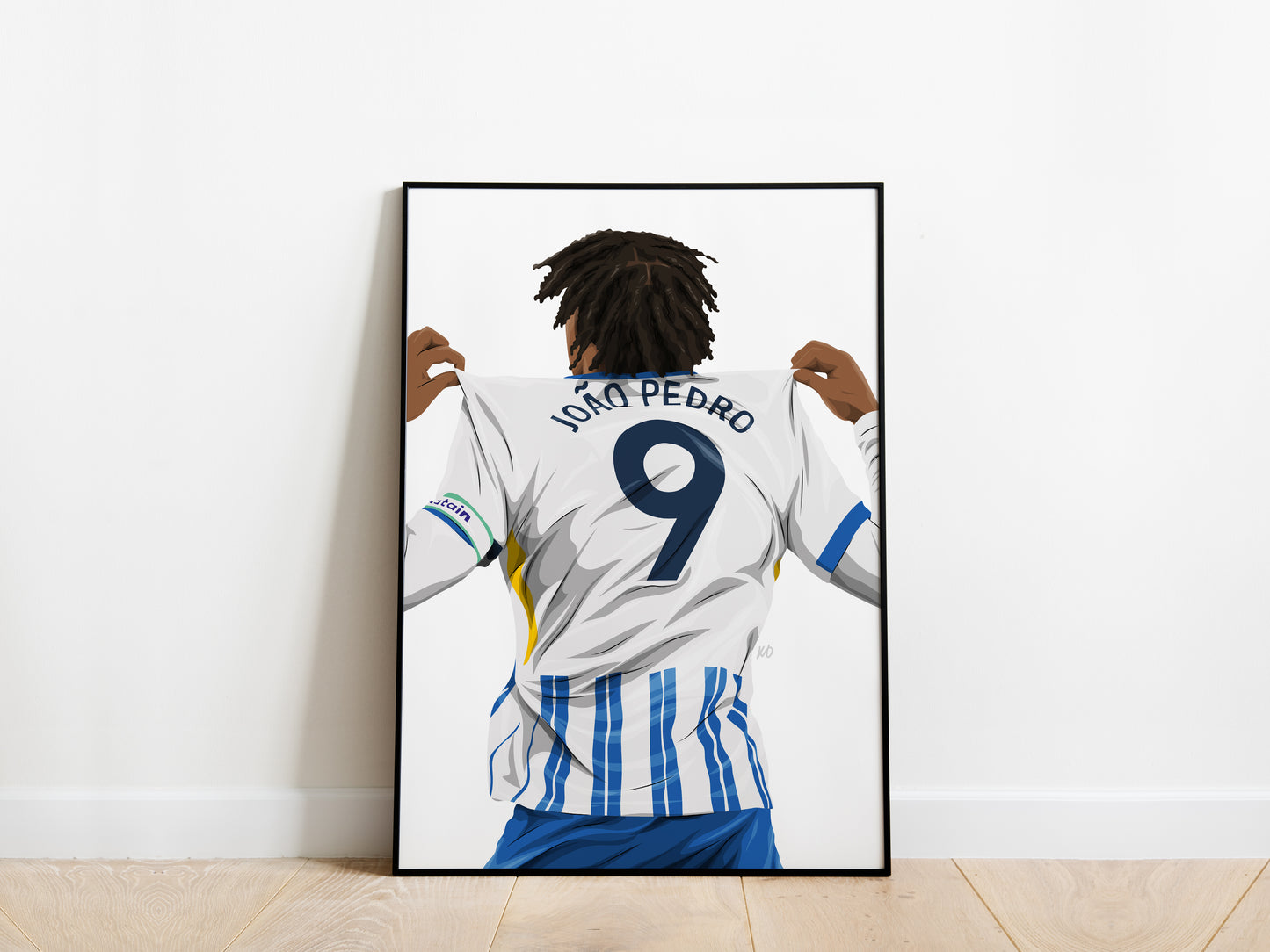 Joao Pedro 9 Brighton Poster