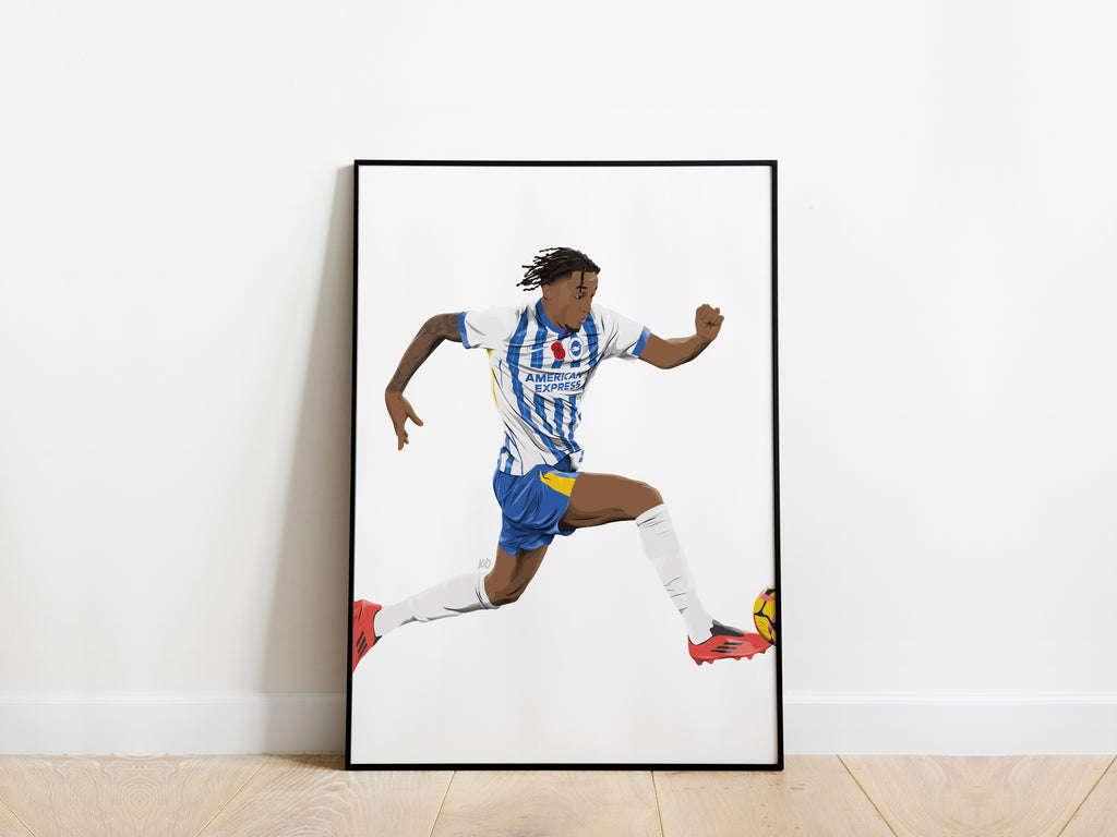 Joao Pedro Brighton Poster - KDDesigns6