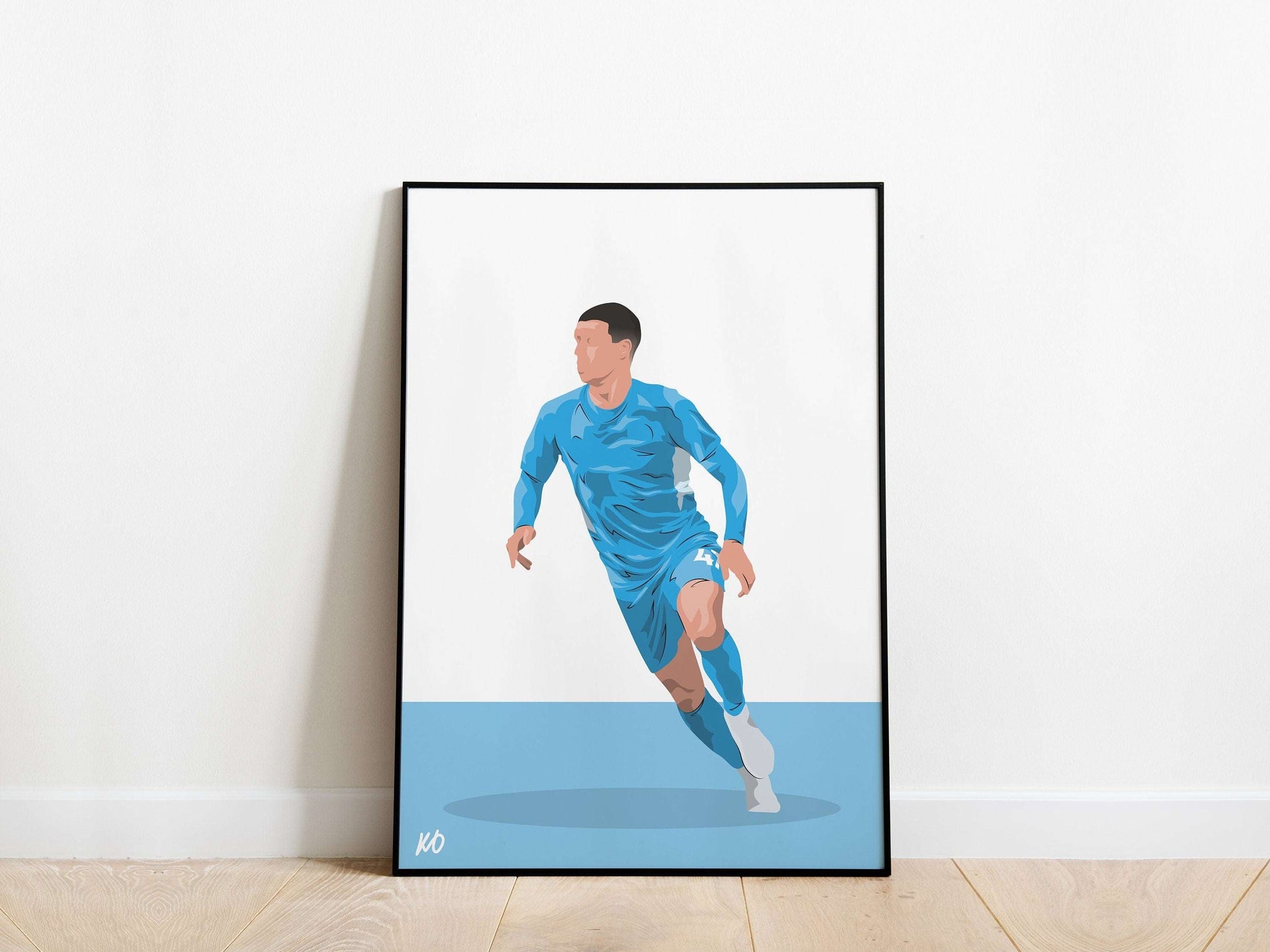 Phil Foden Man City Poster - KDDesigns6