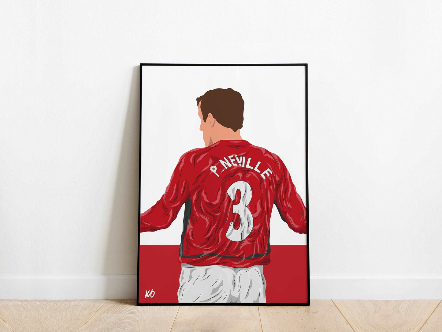 Phil Neville Manchester United Poster KDDesigns6