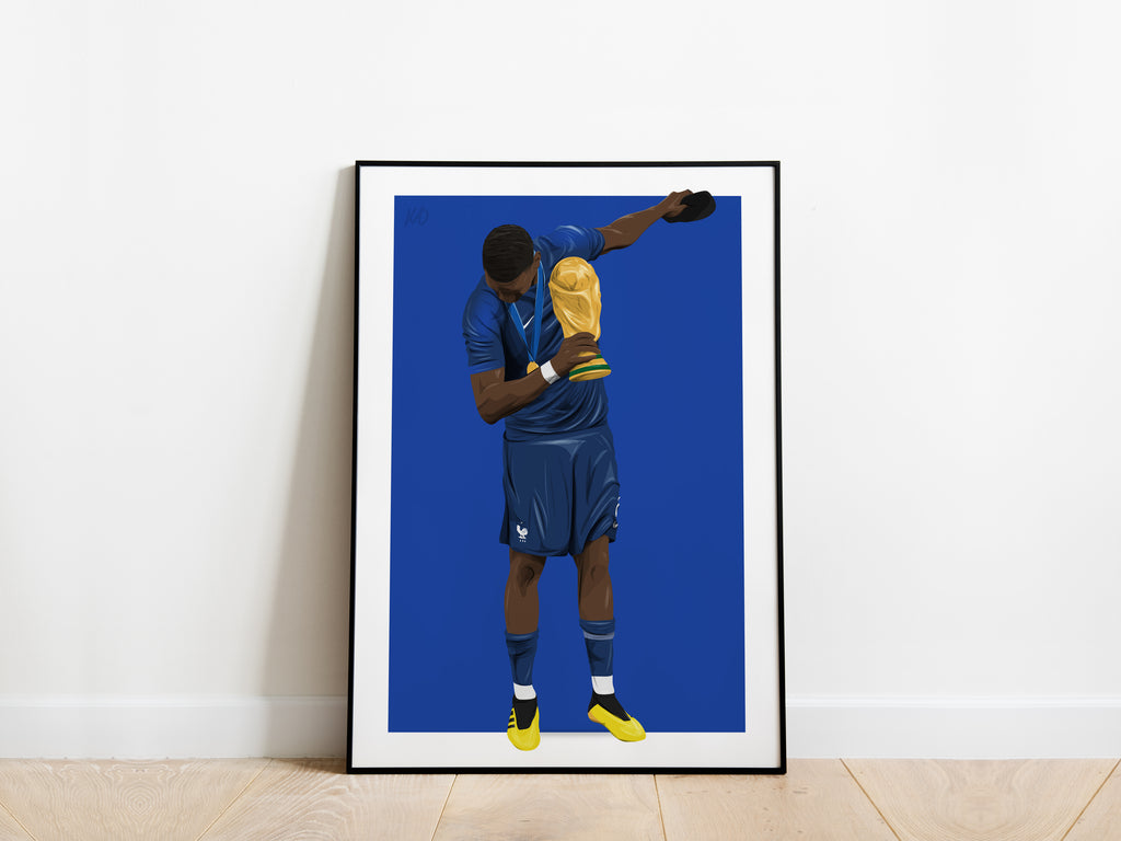 Paul Pogba 'Dab' World Cup France Poster