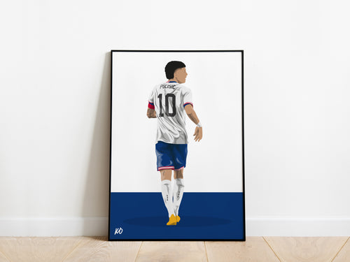 Christian Pulisic USA Poster - KDDesigns6