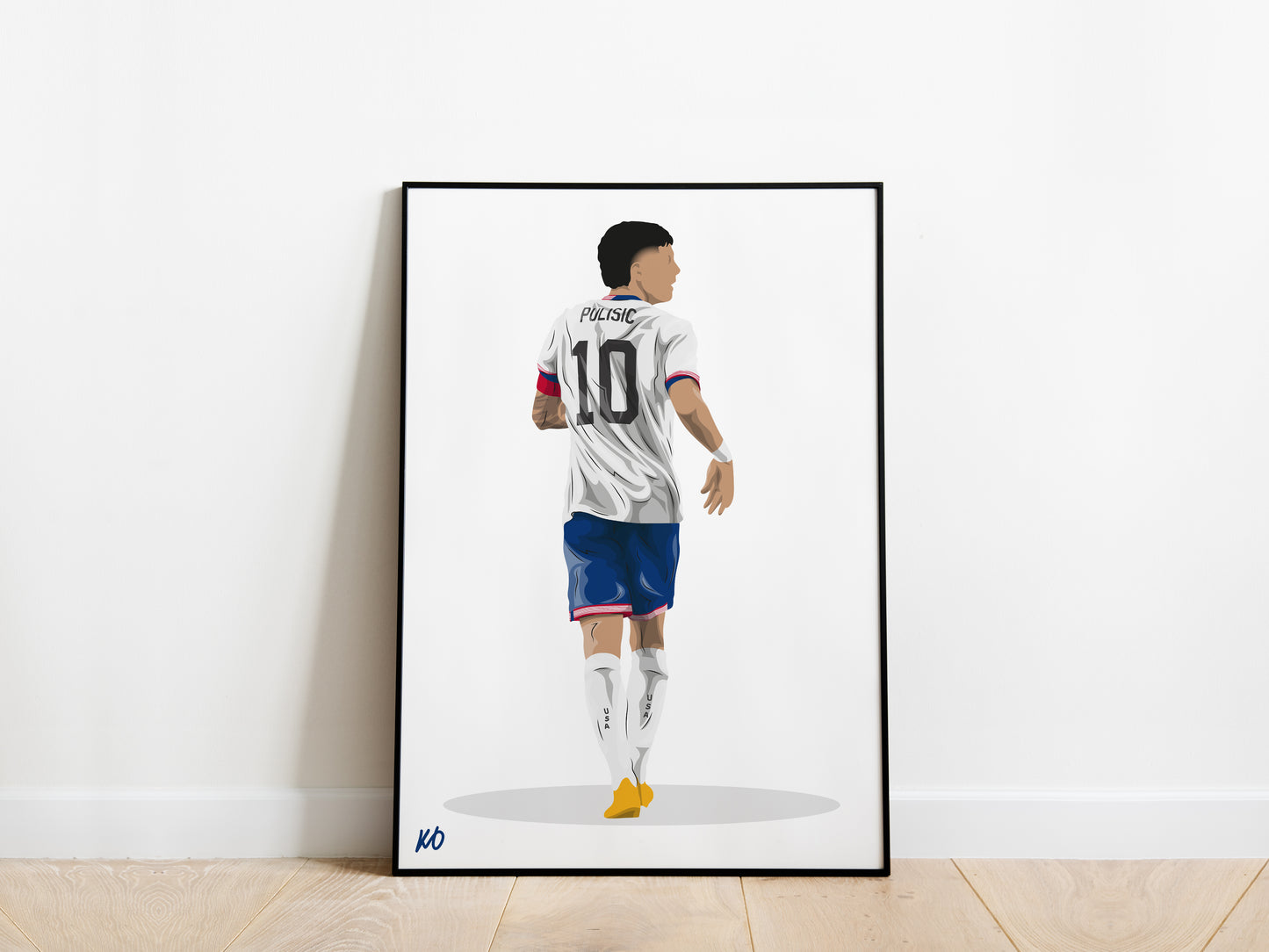 Christian Pulisic USA Poster - KDDesigns6