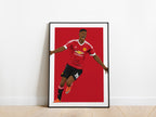 Marcus Rashford 2015/16 Manchester Derby Manchester United Poster