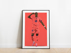 Marcus Rashford Celebration Barcelona Poster - KDDesigns6