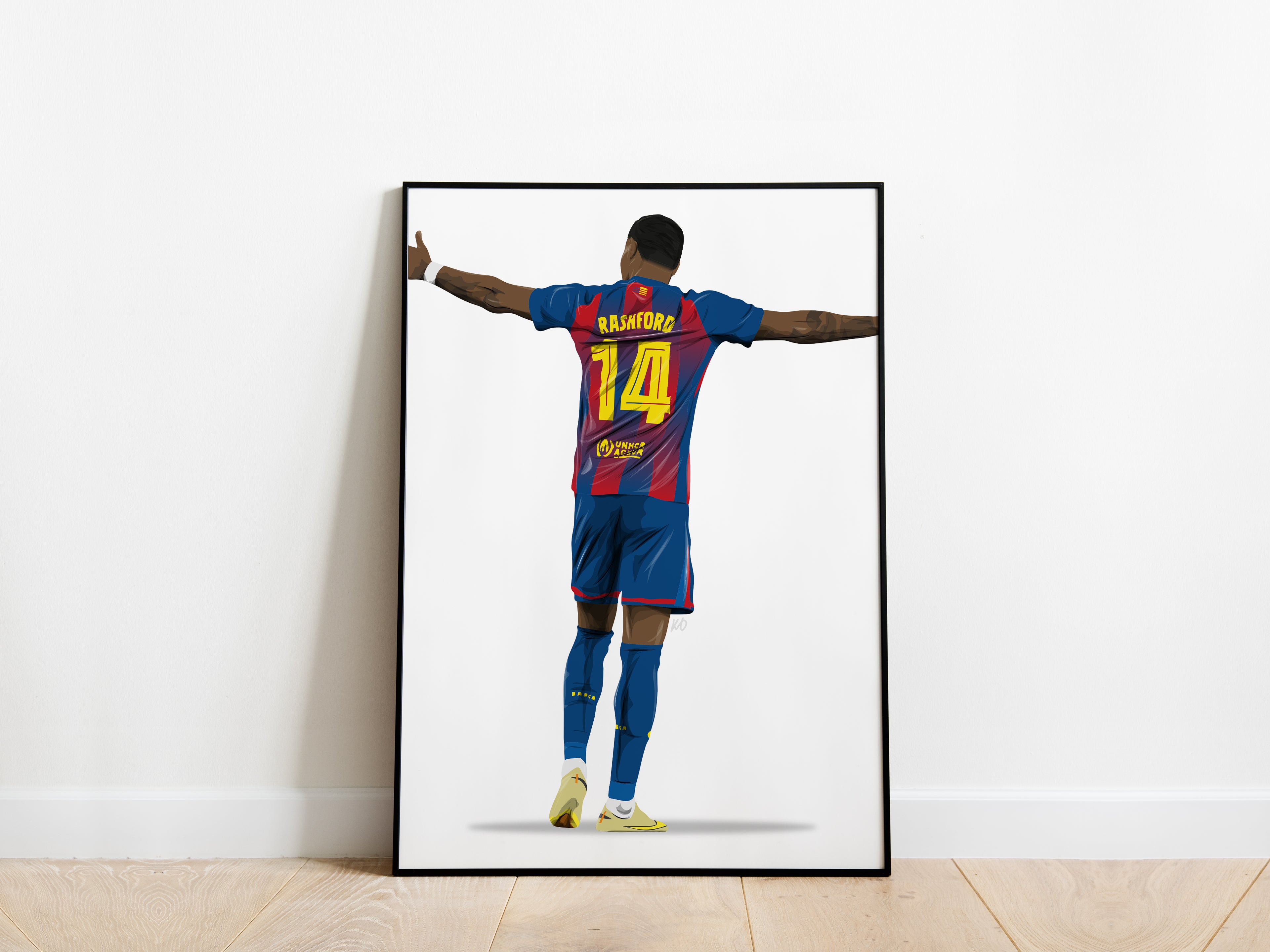Marcus Rashford 25/26 FC Barcelona Poster - KDDesigns6