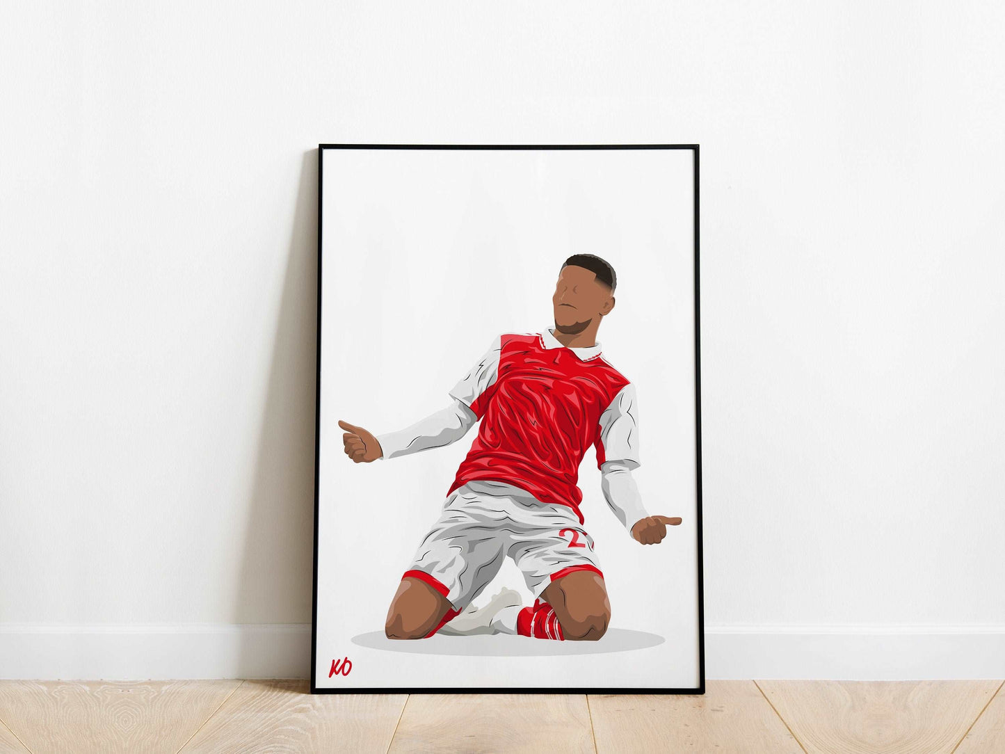 Reiss Nelson Arsenal Poster - KDDesigns6