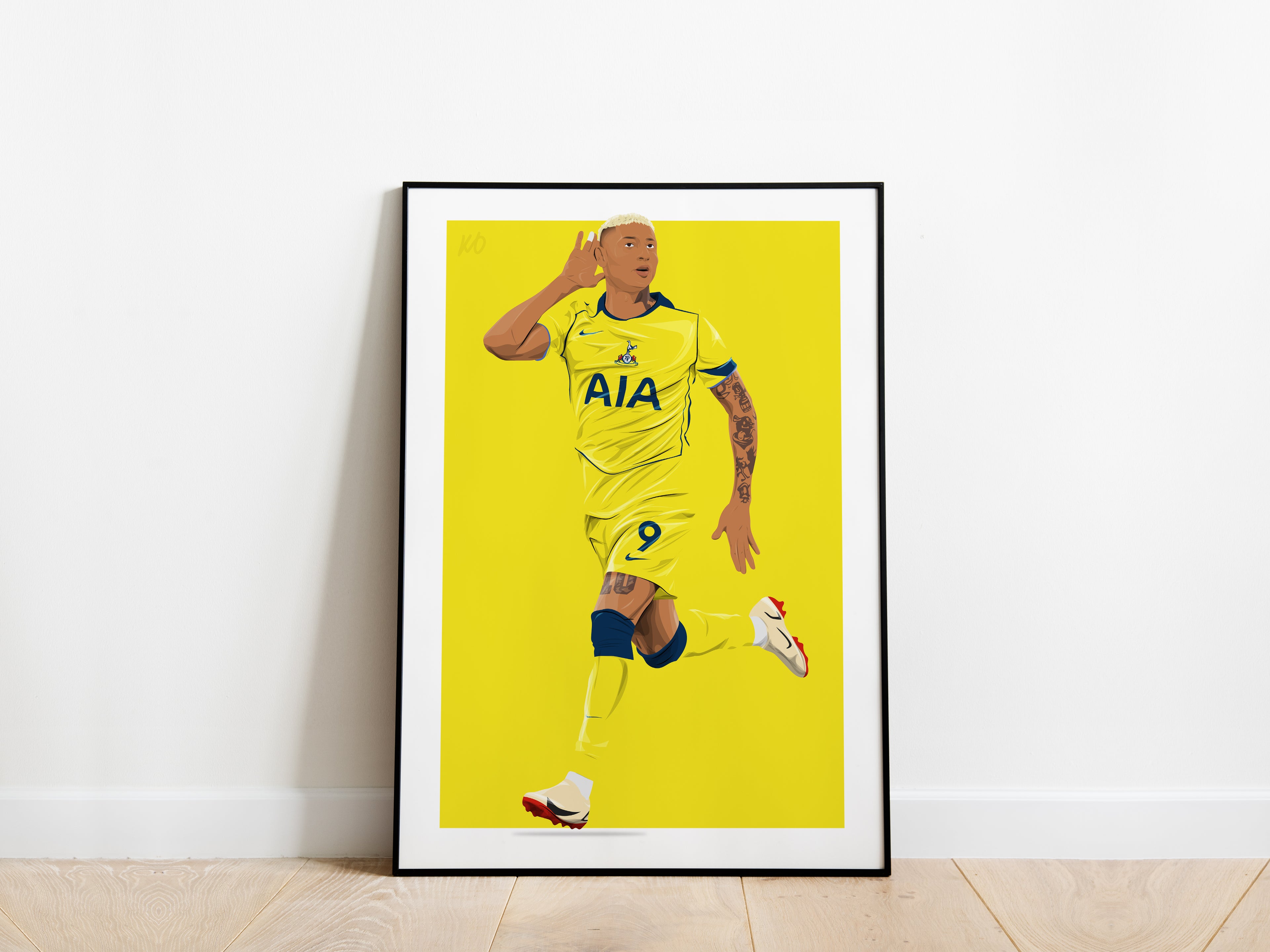 Richarlison 25/26 Celebration Tottenham Hotspur Poster