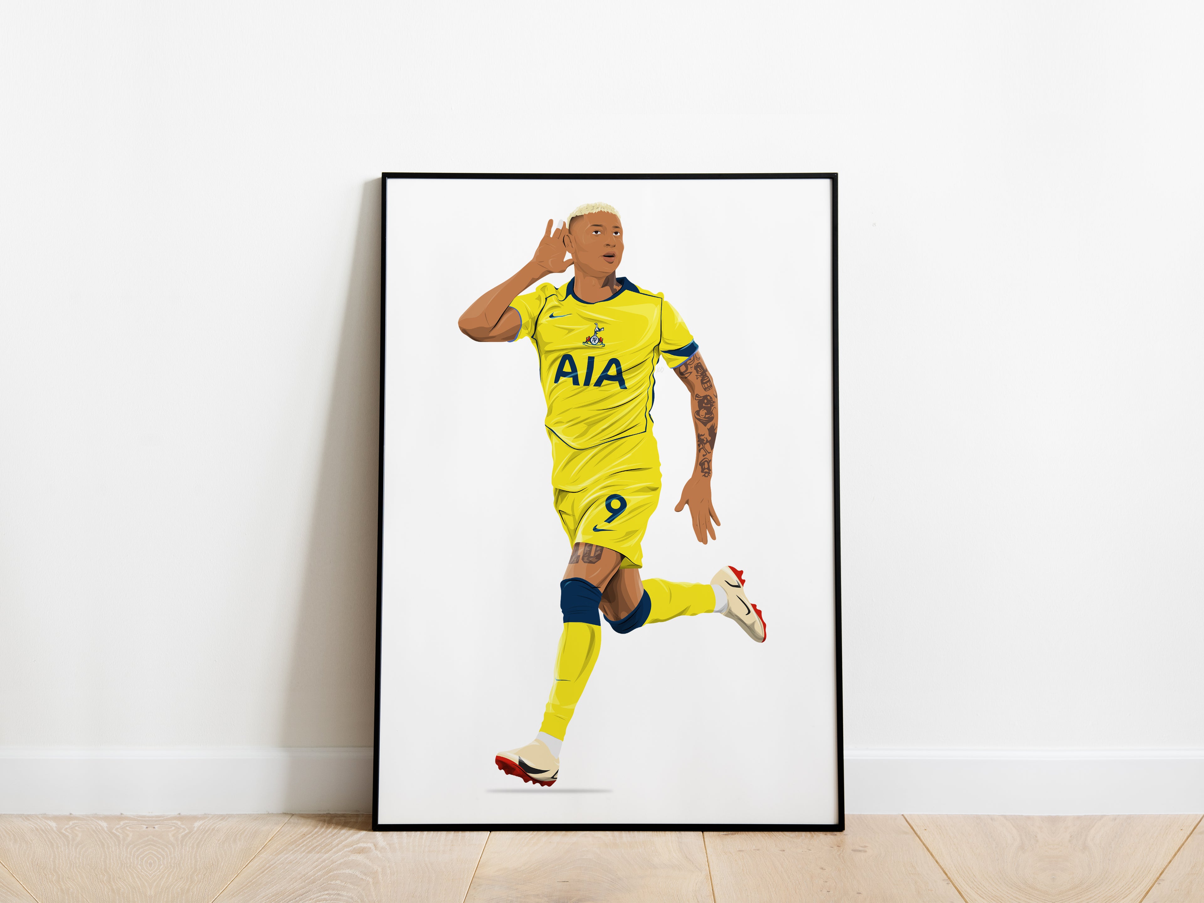 Richarlison 25/26 Celebration Tottenham Hotspur Poster