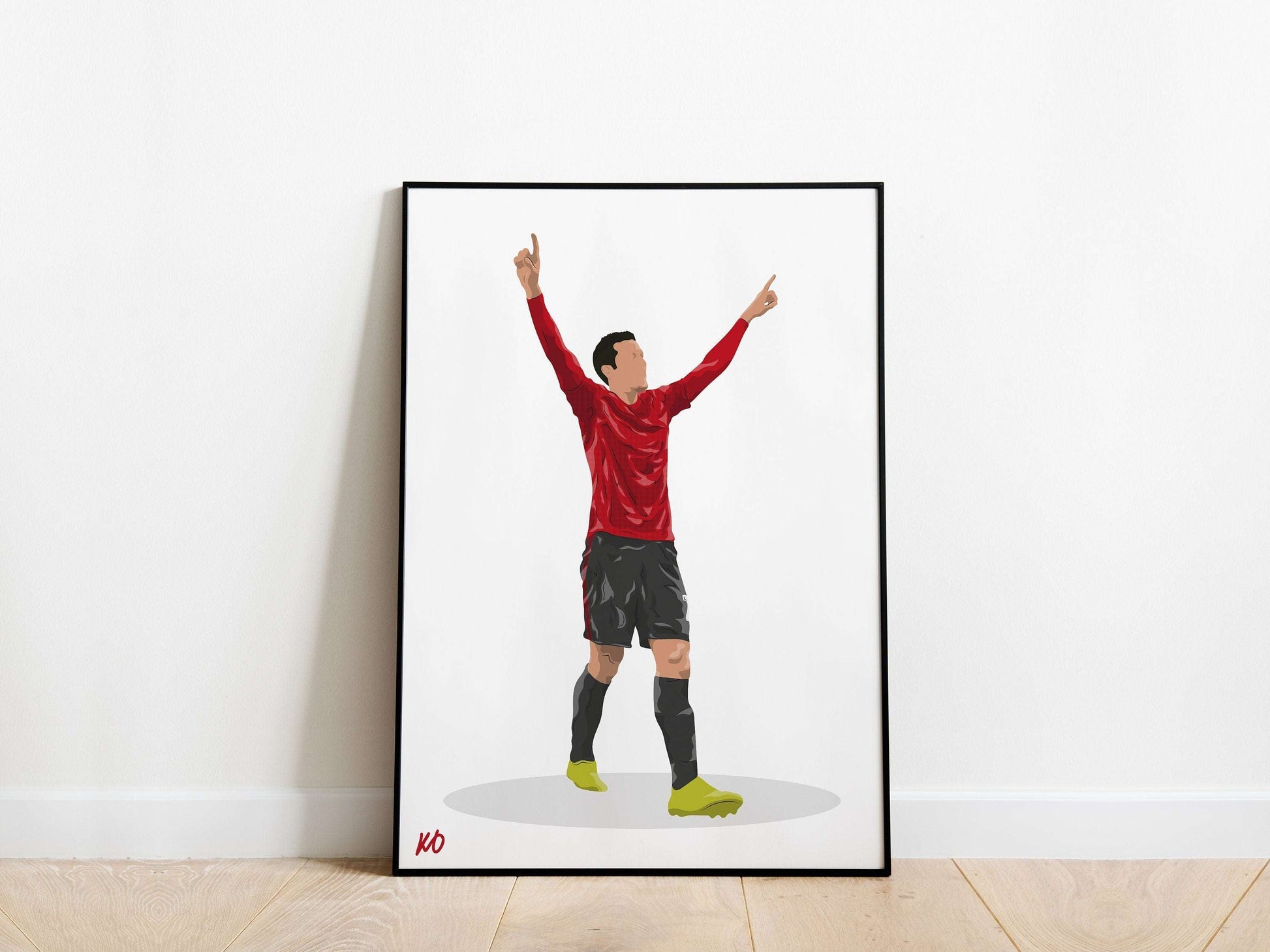 Robin Van Persie Manchester United Poster - KDDesigns6