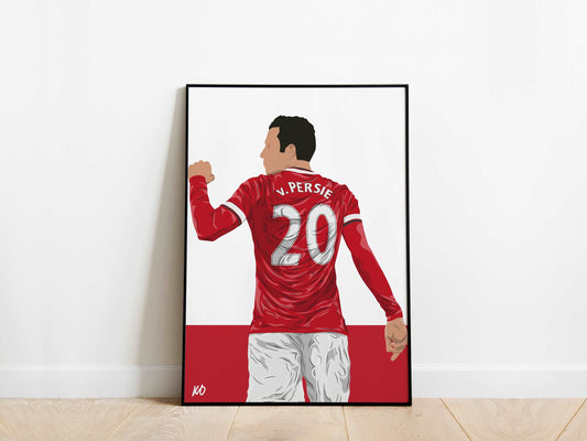 Robin Van Persie Manchester United Poster KDDesigns6