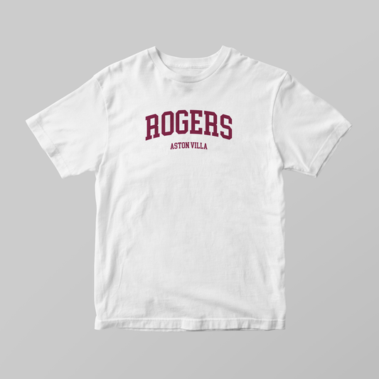 Morgan Rogers Varsity T-Shirt | Aston Villa Graphic Tee