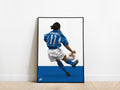 Ronaldinho Freekick World Cup 2002 Brazil Poster - KDDesigns6