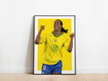 Ronaldinho 2004 T90 Kit Brazil Poster