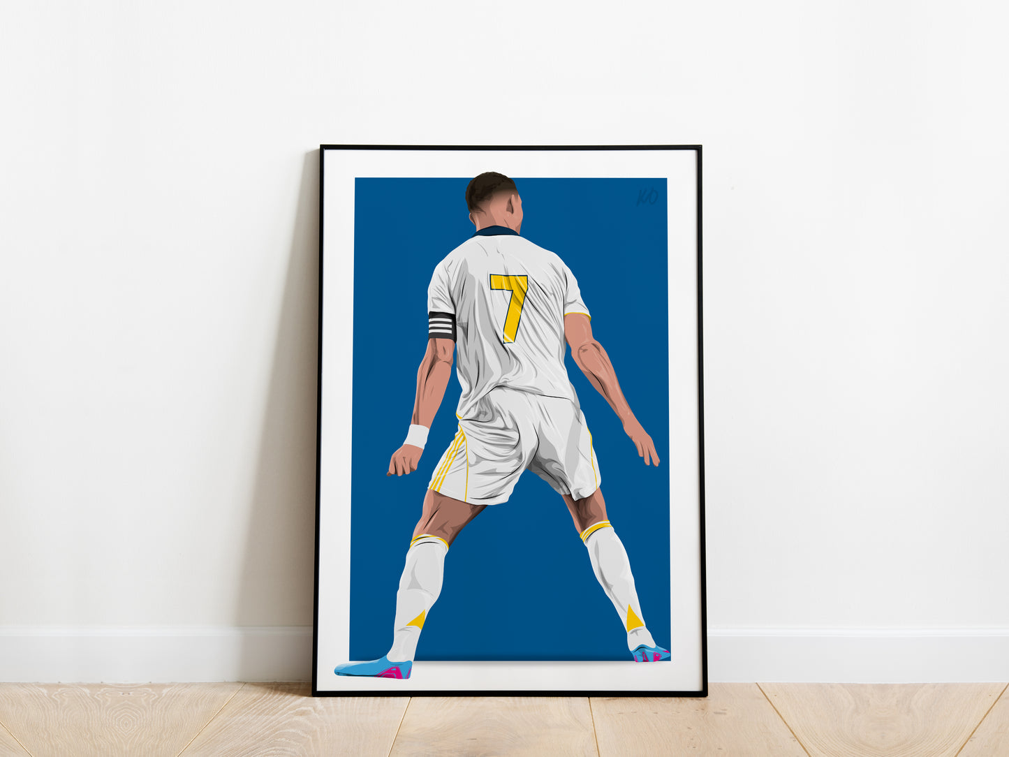 Cristiano Ronaldo 25/26 Celebration Al-Nassr FC Poster - KDDesigns6