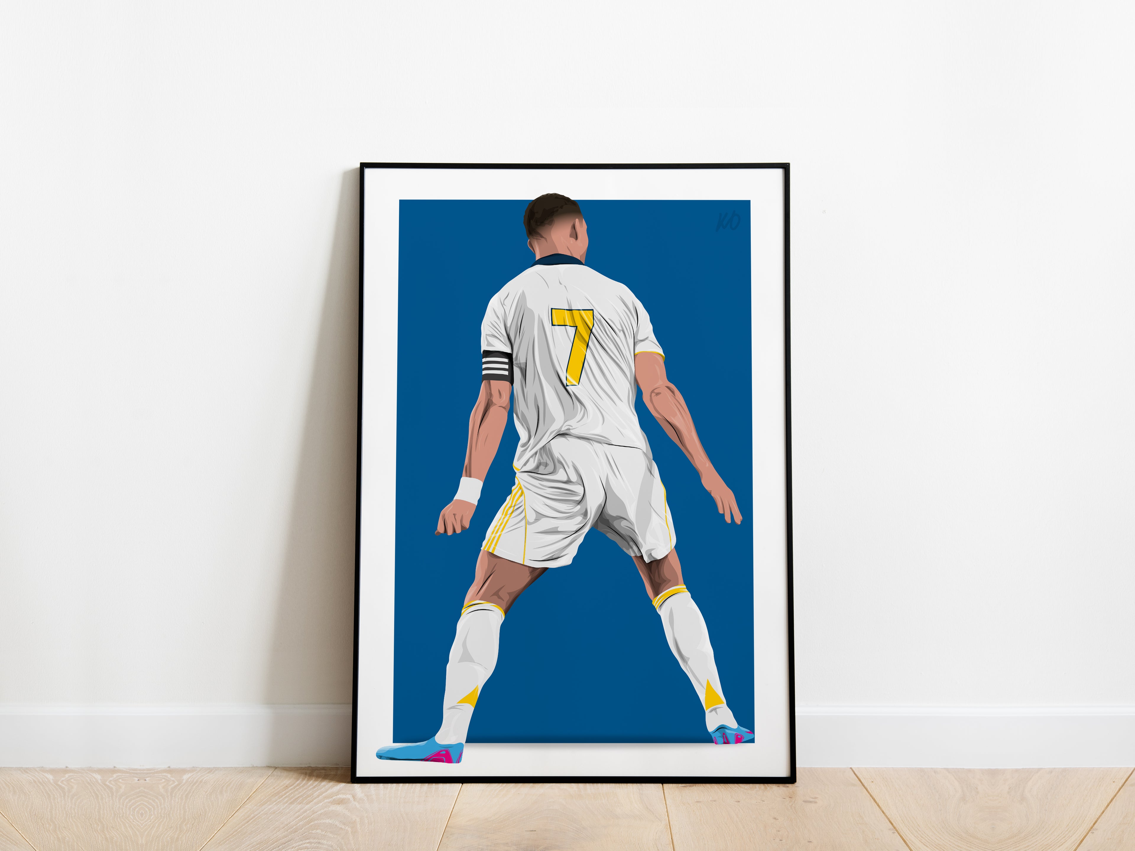 Cristiano Ronaldo 25/26 Celebration Al-Nassr FC Poster - KDDesigns6