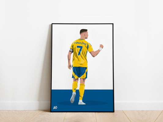 Cristiano Ronaldo Al-Nassr FC Poster - KDDesigns6