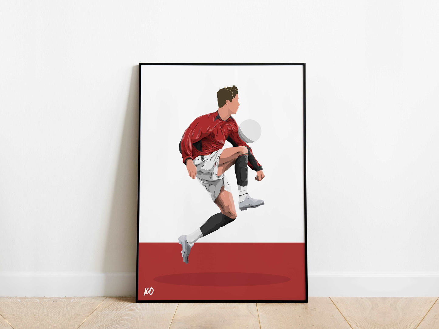Cristiano Ronaldo Manchester United Poster