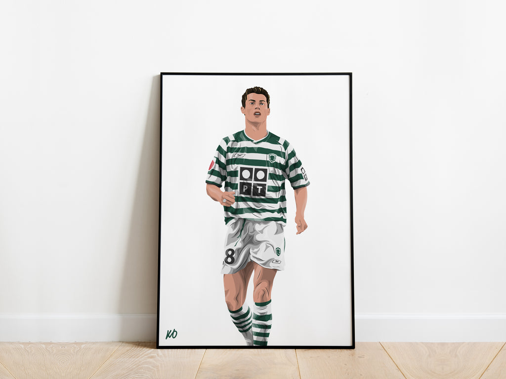 Cristiano Ronaldo Sporting CP Poster - KDDesigns6