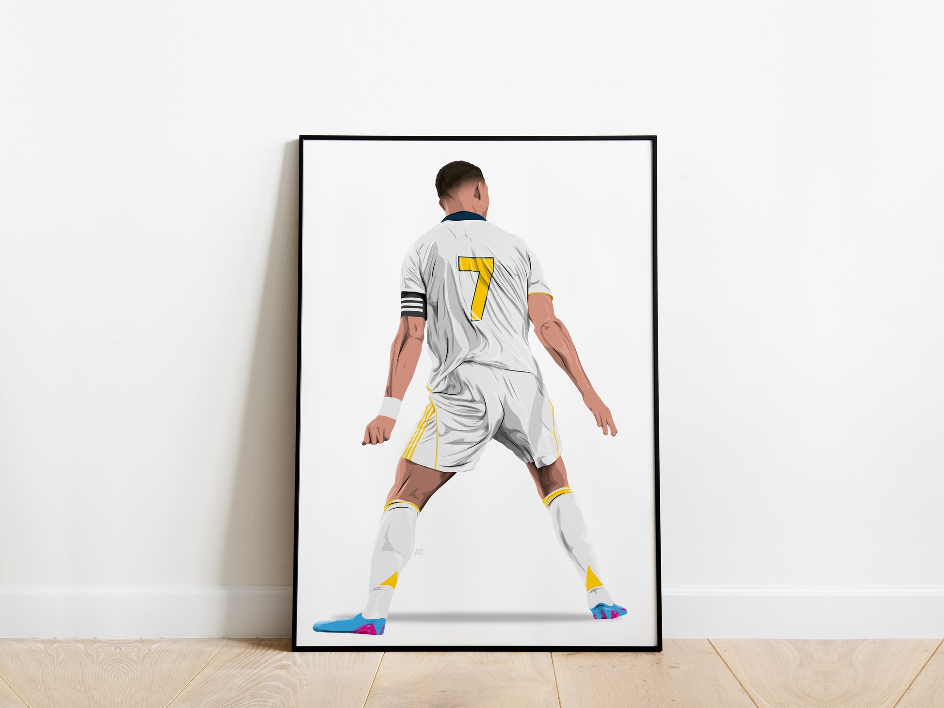 Cristiano Ronaldo 25/26 Celebration Al-Nassr FC Poster - KDDesigns6