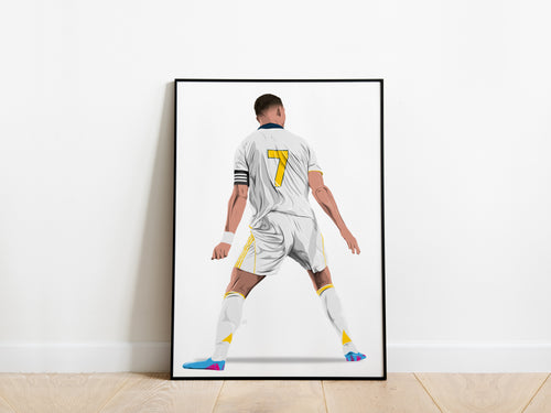 Cristiano Ronaldo 25/26 Celebration Al-Nassr FC Poster - KDDesigns6