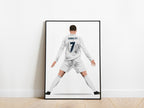Cristiano Ronaldo 2016/17 Celebration Real Madrid Poster - KDDesigns6