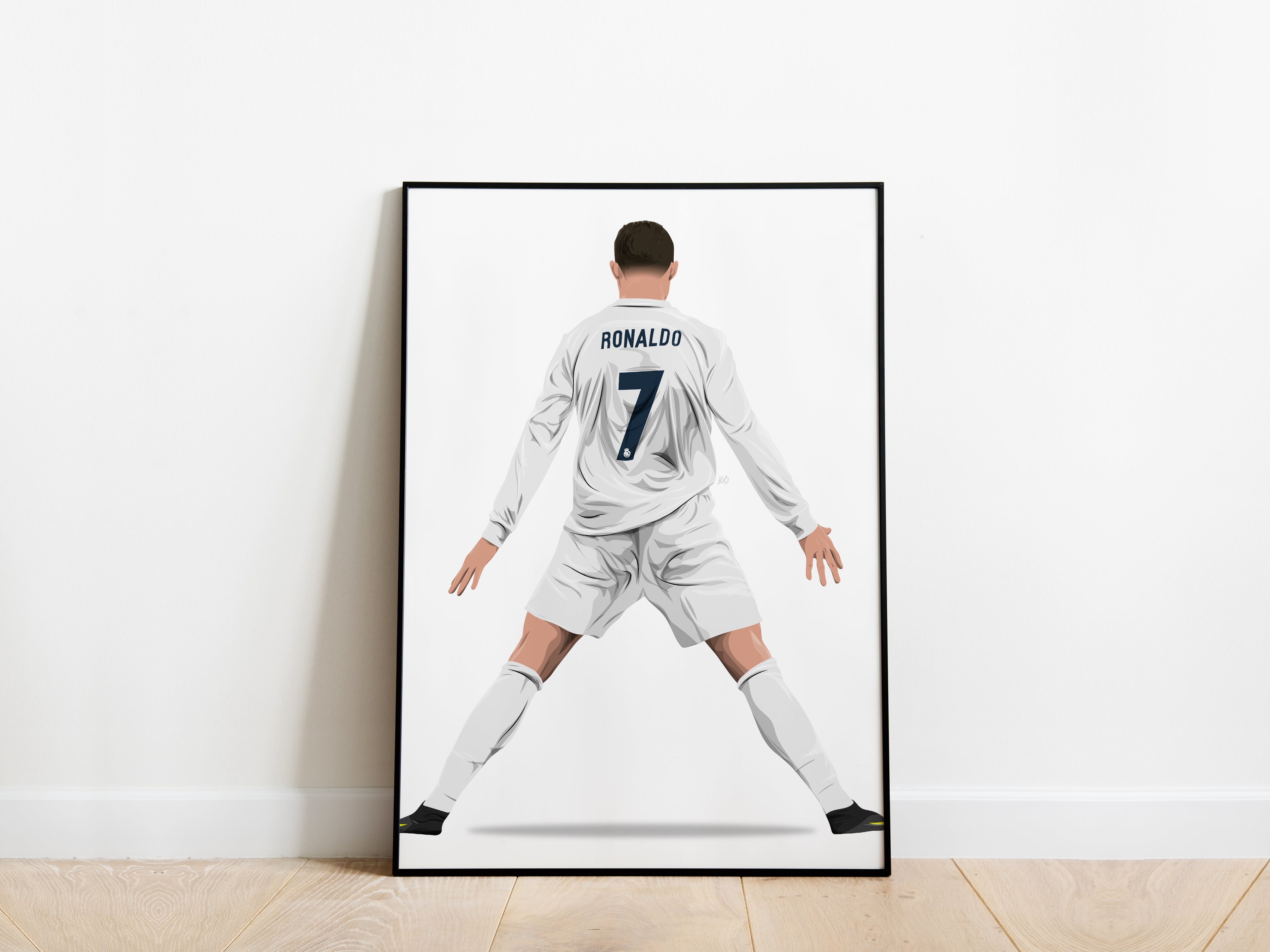 Cristiano Ronaldo 2016/17 Celebration Real Madrid Poster - KDDesigns6