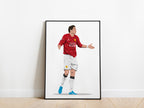 Cristiano Ronaldo 07/08 Celebration Manchester United Poster - KDDesigns6