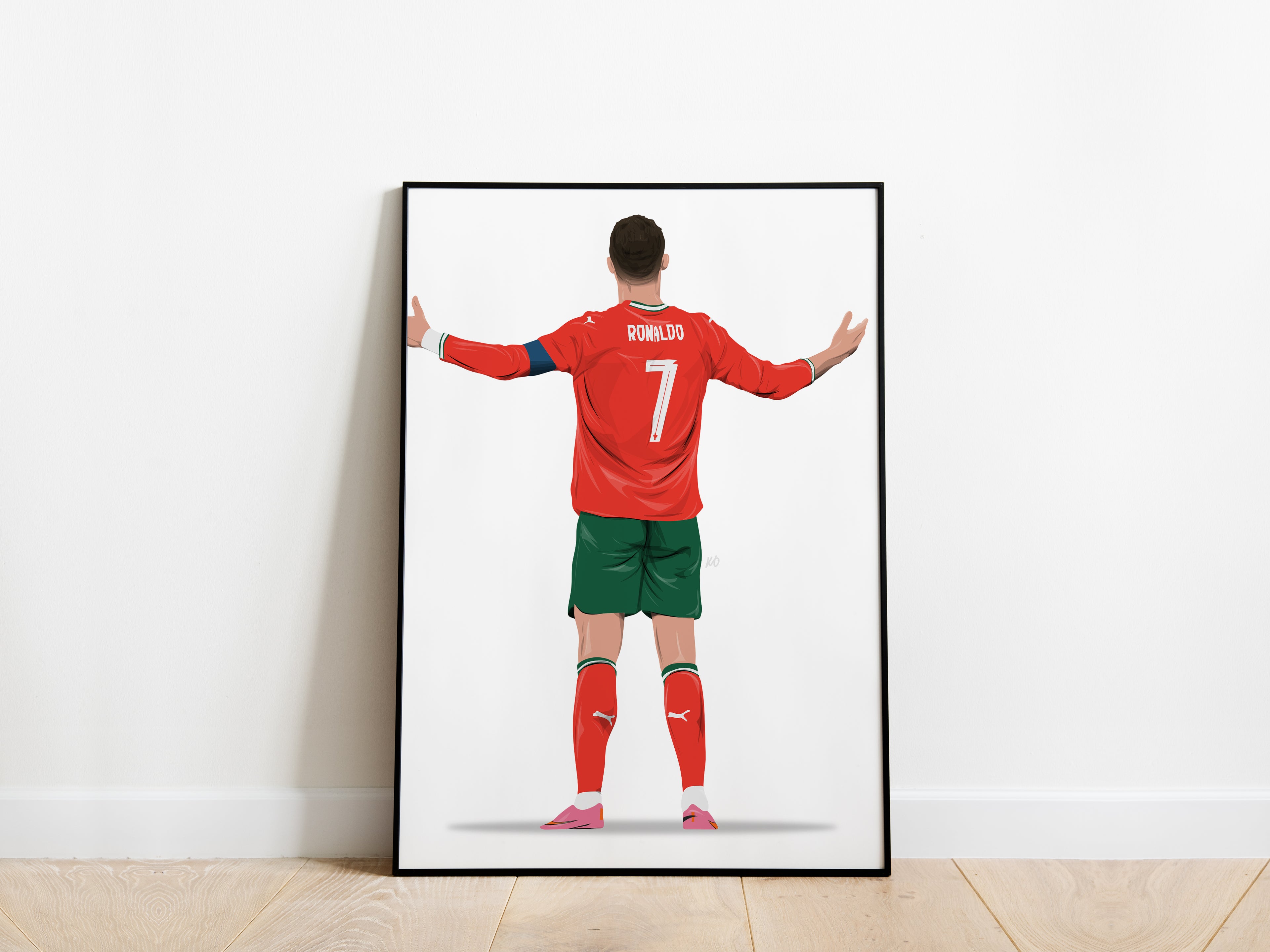 Cristiano Ronaldo Celebration Portugal Poster - KDDesigns6