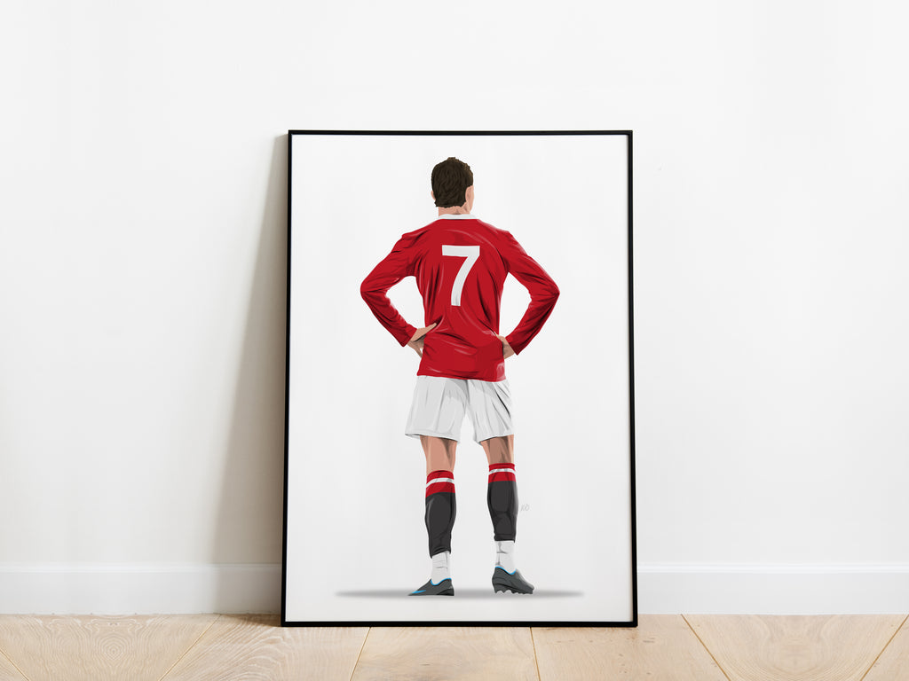 Cristiano Ronaldo 2008 Memorial Kit Manchester United Poster - KDDesigns6