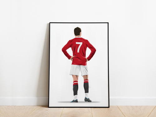 Cristiano Ronaldo 2008 Memorial Kit Manchester United Poster - KDDesigns6