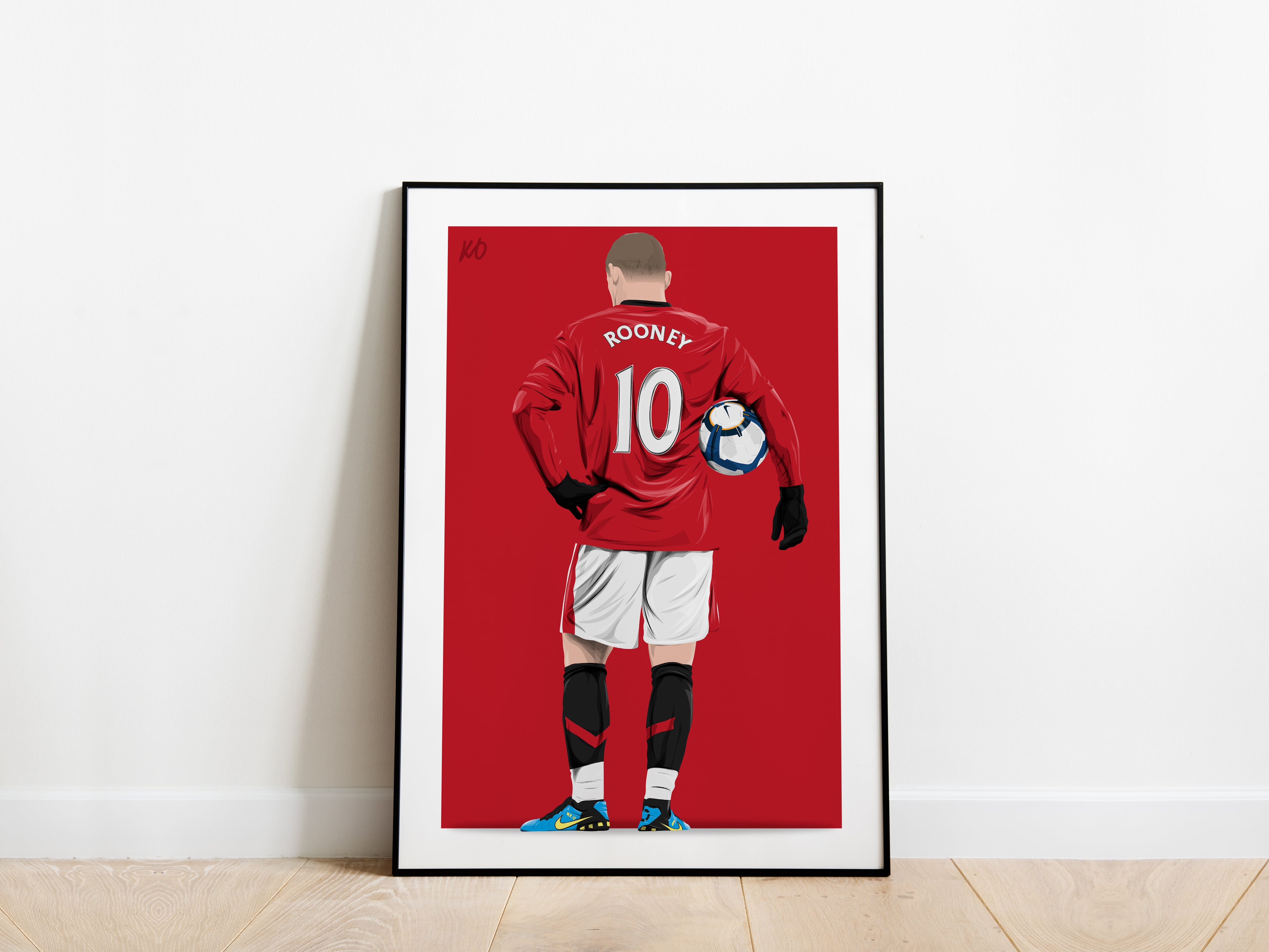 Wayne Rooney 09/10 Manchester United Poster - KDDesigns6
